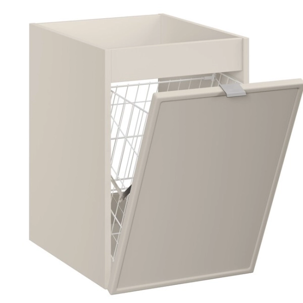 Szafka z koszem na pranie 40 cm kaszmirowy mat BELLA CASHMERE 81-40-1DK, Comad